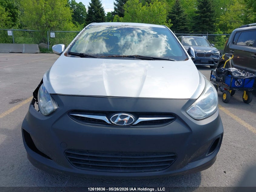 2012 Hyundai Accent Gls/Gs VIN: KMHCT4AE6CU183726 Lot: 12619836