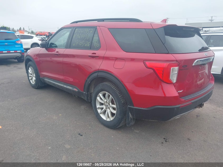 Vin: 1fmsk8dh0lgb24438, lot: 3019158, ford explorer xlt 20203