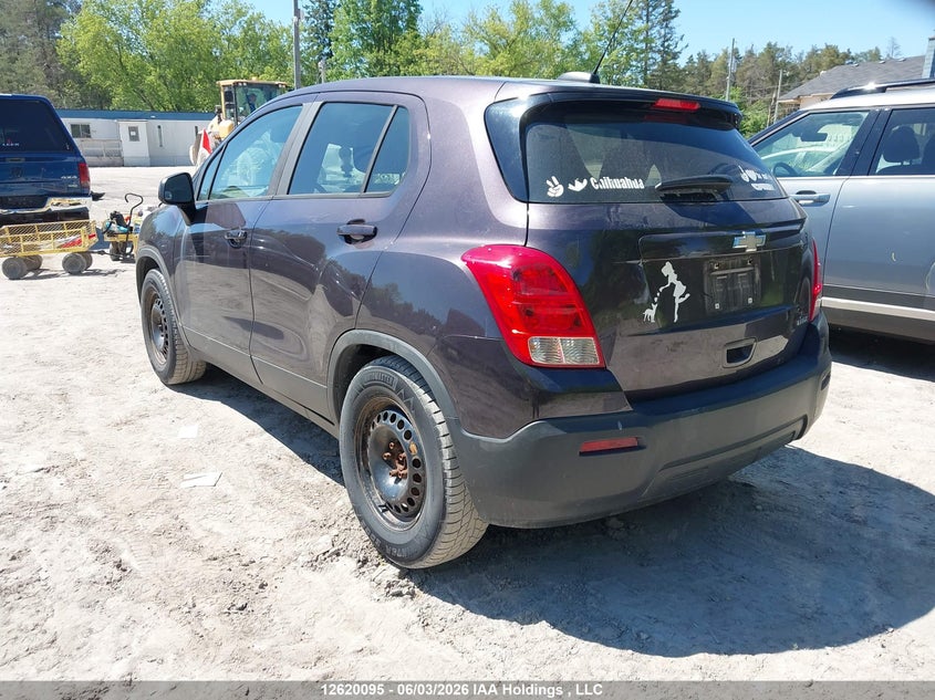 Vin: 3gncjksb1fl202224, lot: 3019296, chevrolet trax ls 20153