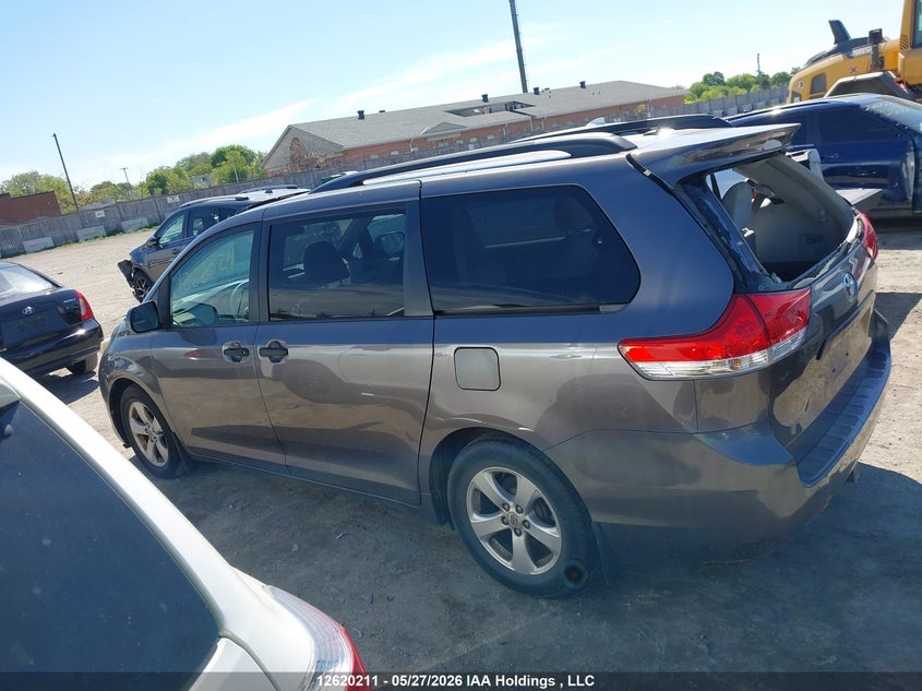 2012 Toyota Sienna 3.5 grey Lot 111012620211 Vin 5TDZK3DC8CS196679