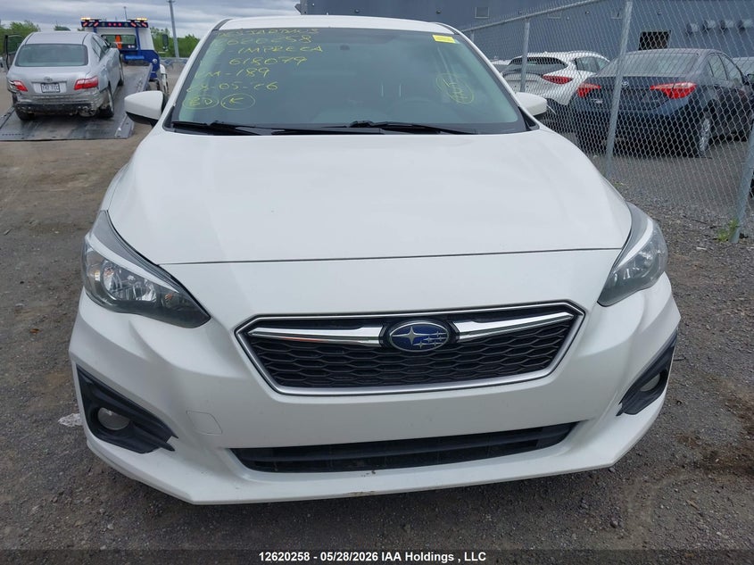 2017 Subaru Impreza Premium VIN: 4S3GKAB61H3618079 Lot: 12620258
