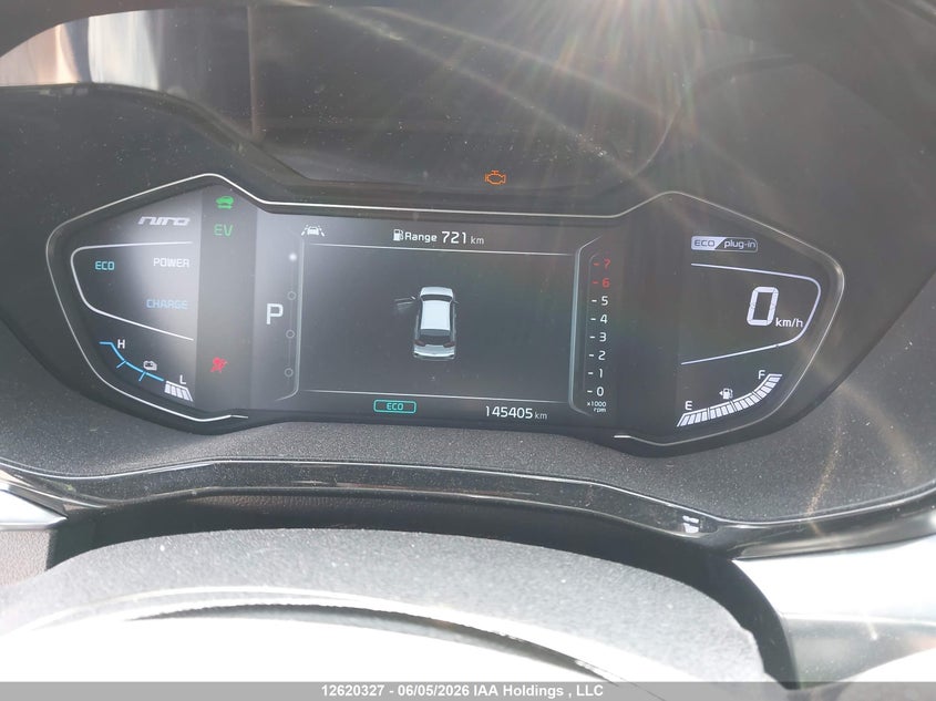 2020 KIA NIRO SPORT UTILITY VEHICLE 1.6L I-4 DI, DOHC, VVT, 104HP