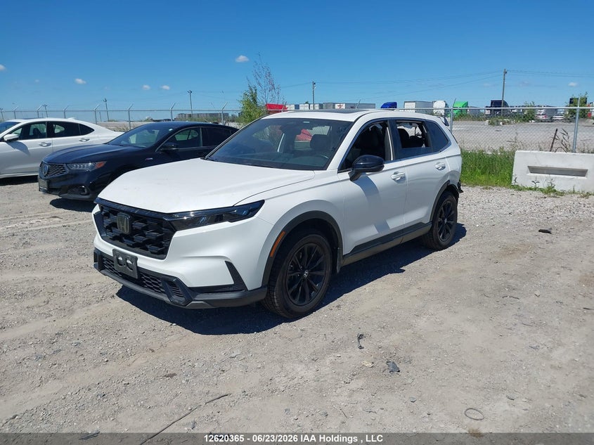 2024 Honda Cr-V Ex-L Hybrid, Удар сзади, IAAI, VIN 2HKRS6H76RH216621 — фото 2