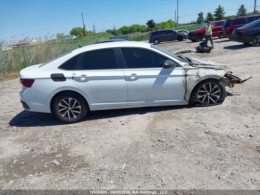 2022 Volkswagen Jetta Trendline VIN: 3VWCM7BU5NM031417 Lot: 12620400