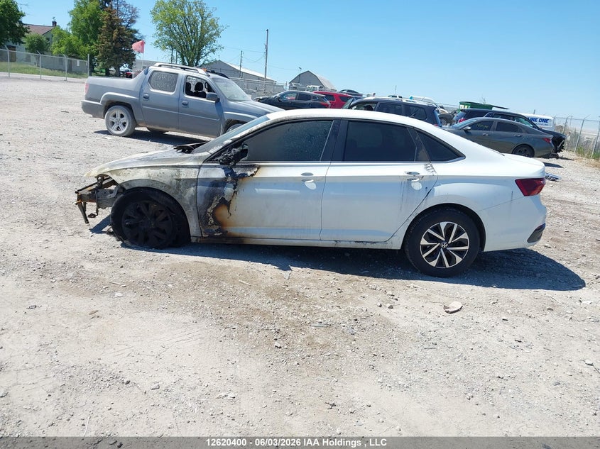 2022 Volkswagen Jetta Trendline VIN: 3VWCM7BU5NM031417 Lot: 12620400