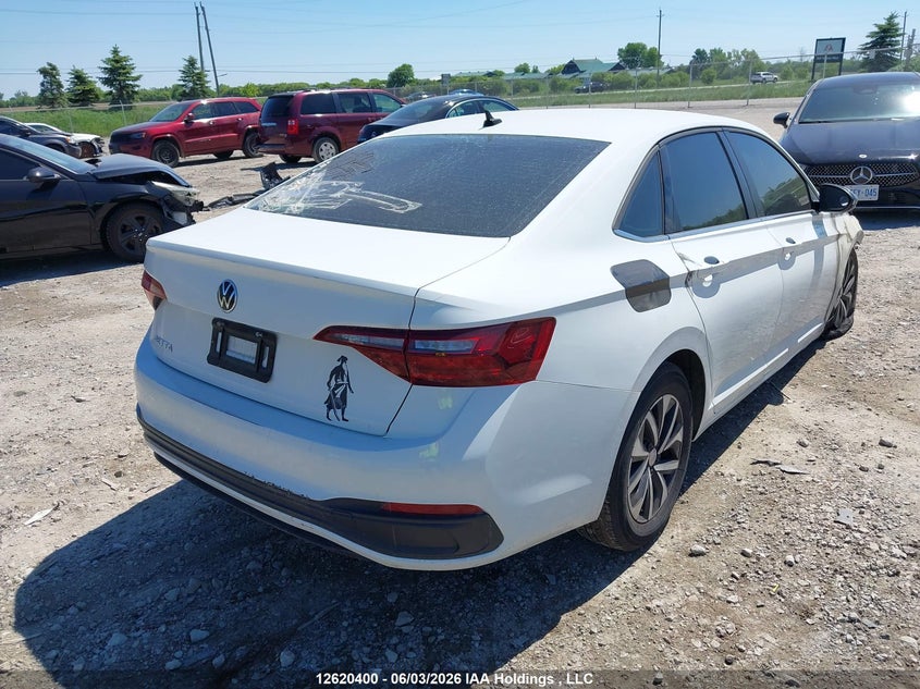 Vin: 3vwcm7bu5nm031417, lot: 3019651, volkswagen jetta trendline 20224