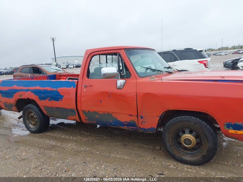 1992 DODGE D/W SERIES COUPE 5.2L V8 FI OHV 16V F2