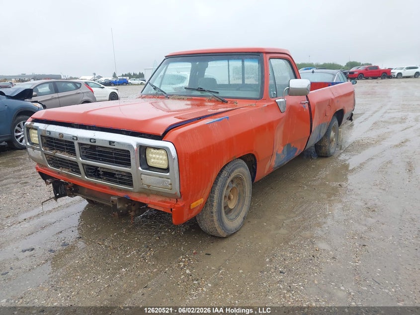 1992 DODGE D/W SERIES COUPE 5.2L V8 FI OHV 16V F2