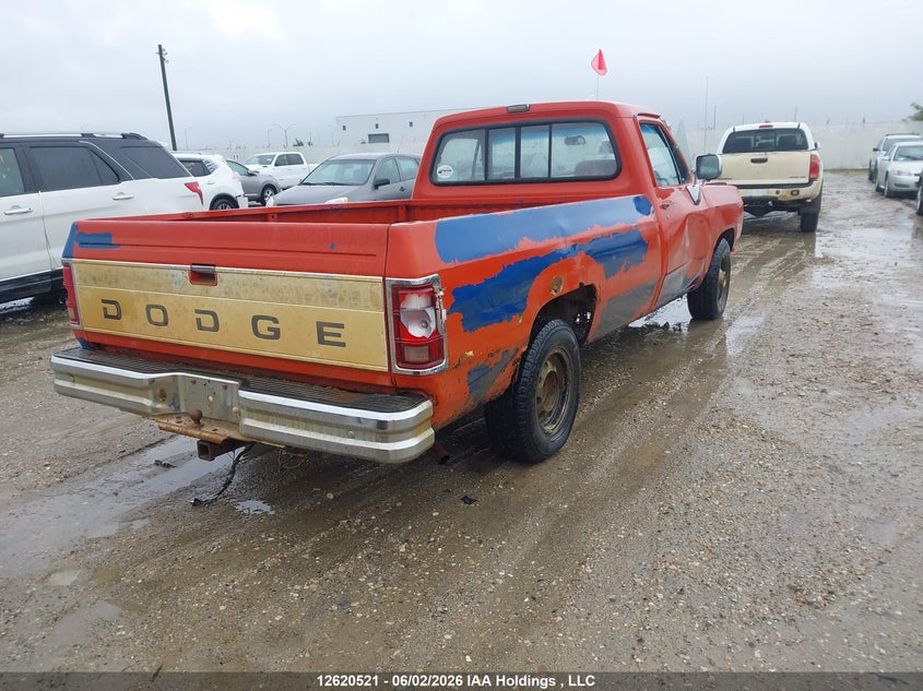1992 DODGE D/W SERIES COUPE 5.2L V8 FI OHV 16V F2