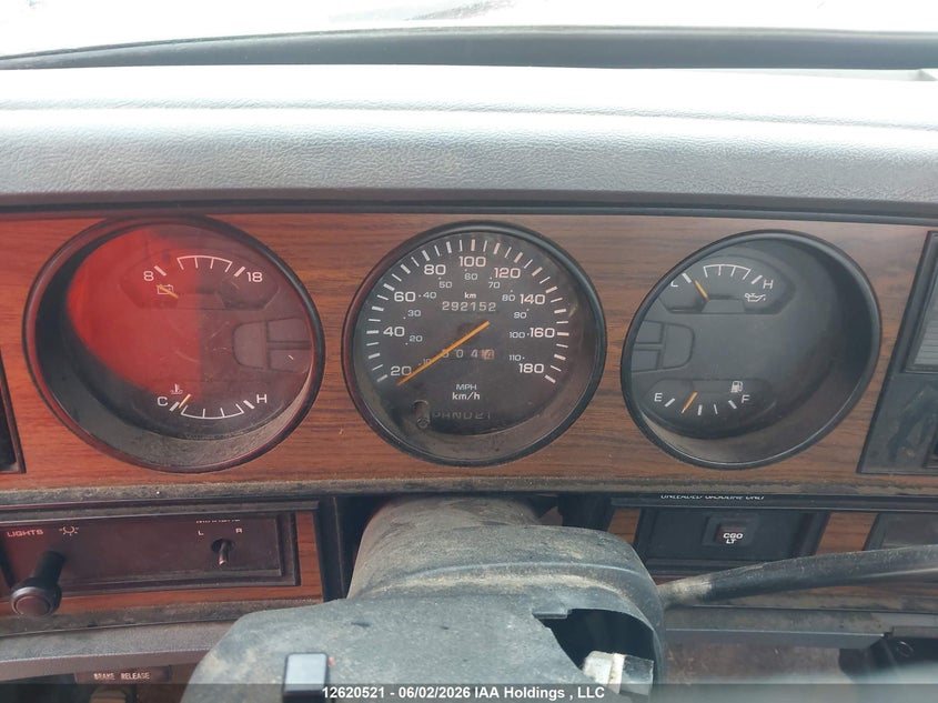 1992 DODGE D/W SERIES COUPE 5.2L V8 FI OHV 16V F2