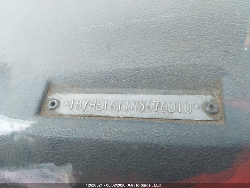 1992 DODGE D/W SERIES COUPE 5.2L V8 FI OHV 16V F2