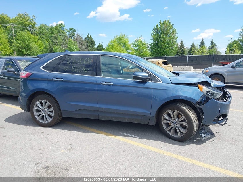 2019 Ford Edge Titanium VIN: 2FMPK4K98KBB63780 Lot: 12620633