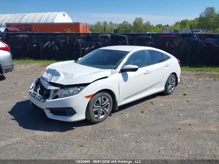 Vin: 2hgfc2e59gh032339, lot: 3019917, honda civic lx 20162