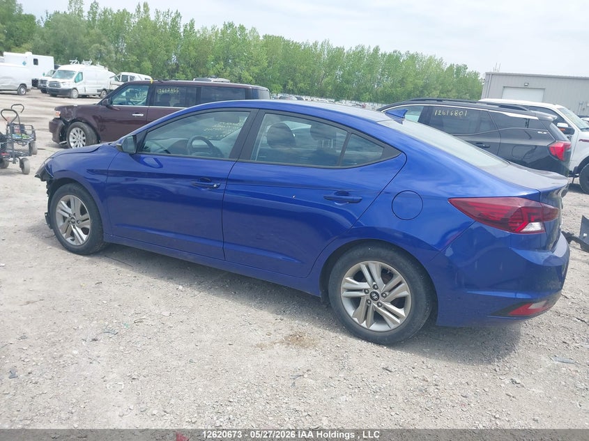 Vin: kmhd84lf2lu054345, lot: 3019948, hyundai elantra preferred with sun and safety package auto ivt 20203