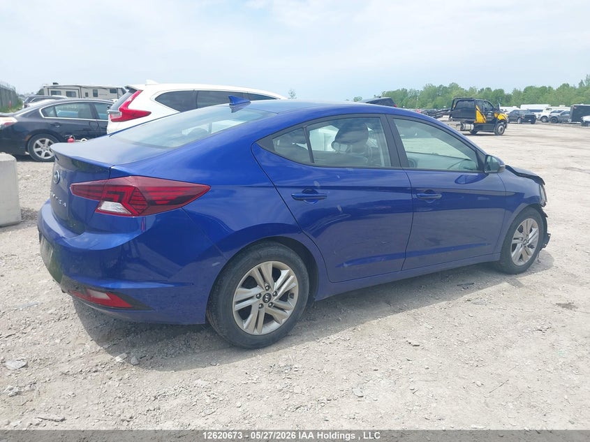 Vin: kmhd84lf2lu054345, lot: 3019948, hyundai elantra preferred with sun and safety package auto ivt 20204