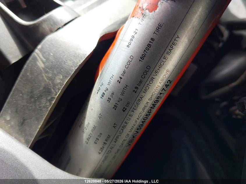 2023 Ktm 1290 Super Adventure R VIN: VBKV59405PM981742 Lot: 12620848