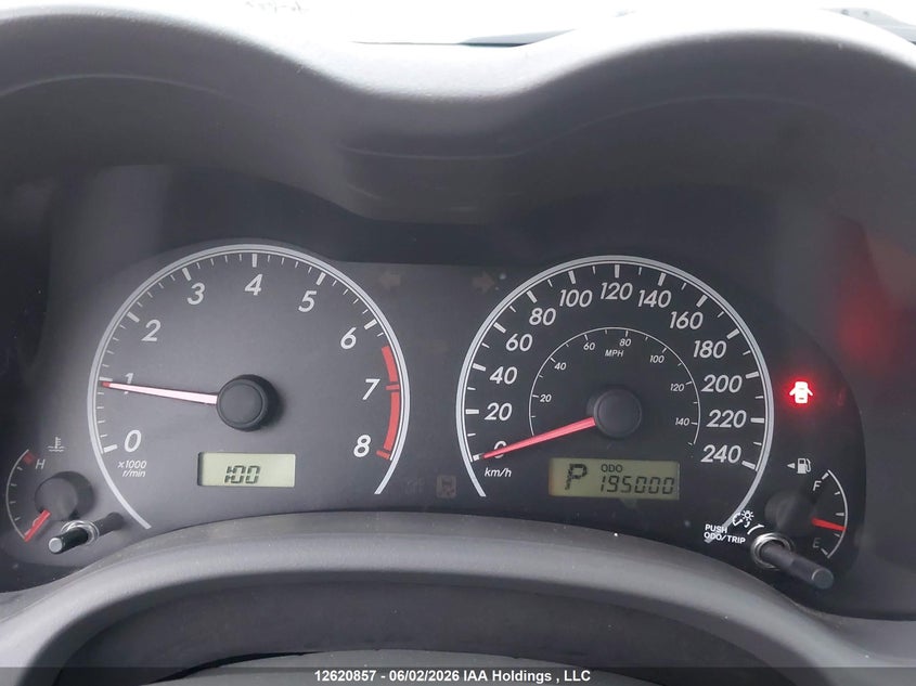 2009 TOYOTA COROLLA SEDAN 1.8L I-4 DOHC, VVT, 132HP