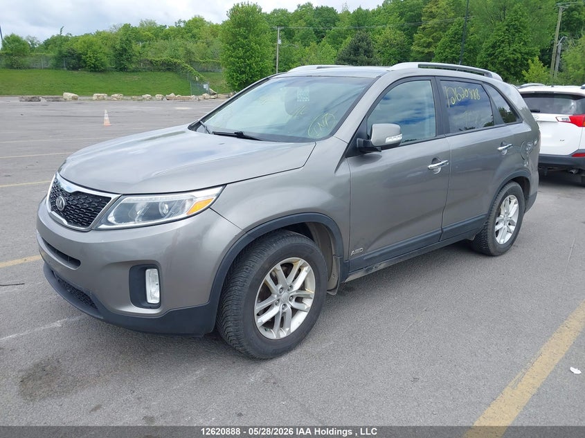 Vin: 5xyktca63eg495753, lot: 3020174, kia sorento 20142