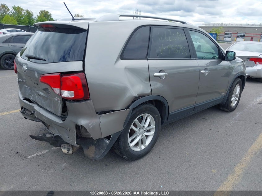 Vin: 5xyktca63eg495753, lot: 3020174, kia sorento 20144