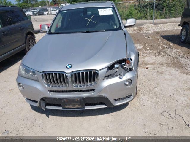 2012 BMW X3 3.0 xDrive35I silver Lot 111012620933 Vin 5UXWX7C5XCL735754