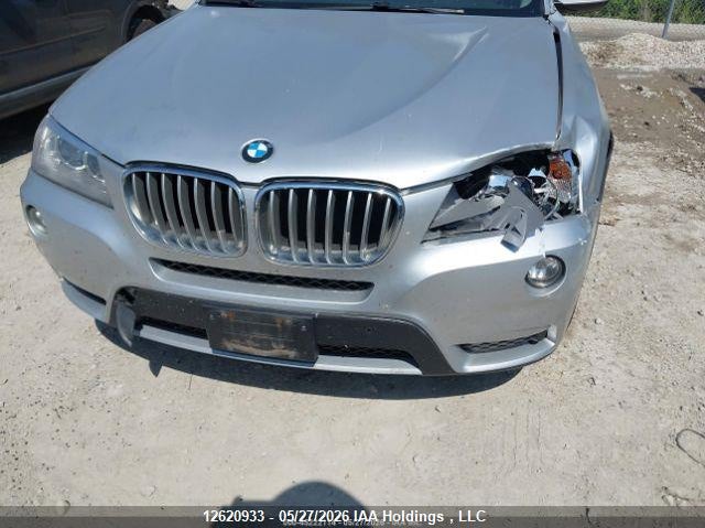 2012 BMW X3 3.0 xDrive35I silver Lot 111012620933 Vin 5UXWX7C5XCL735754
