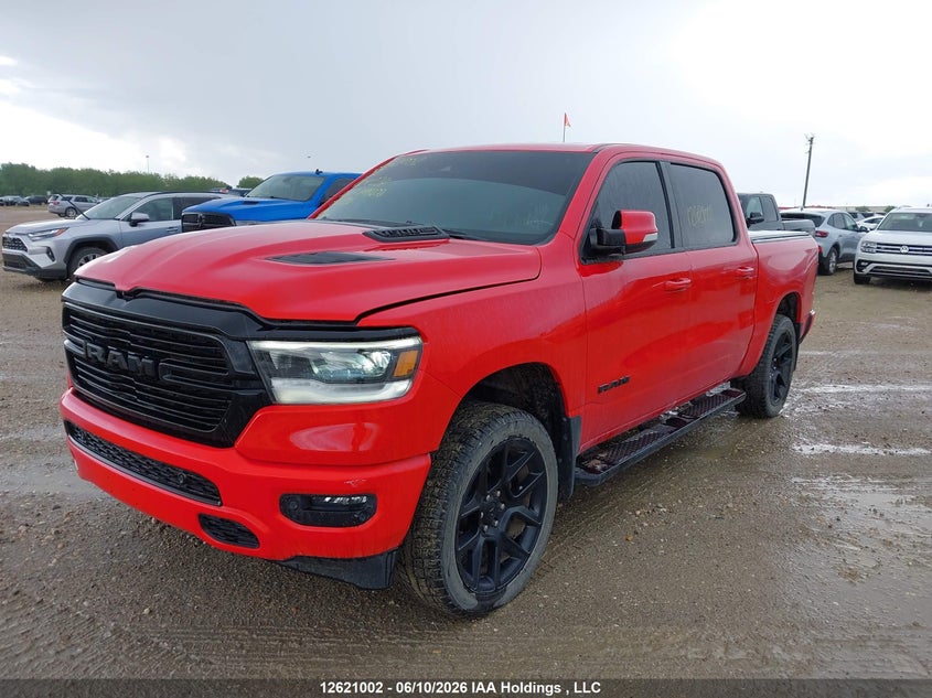 2022 RAM 1500, Repossession, IAAI, VIN 1C6SRFVT4NN108224 — photo 2