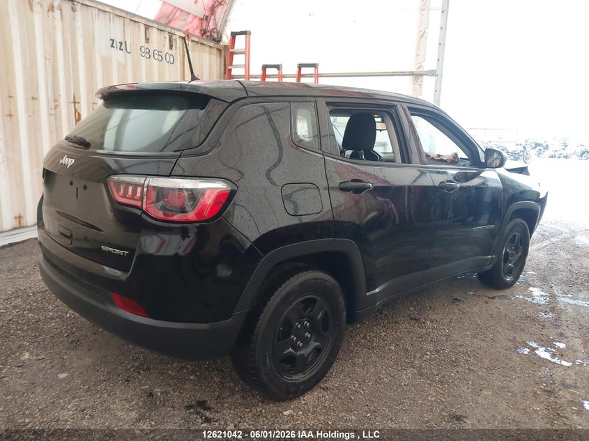 Vin: 3c4njcab6jt181047, lot: 3020330, jeep compass sport 20184