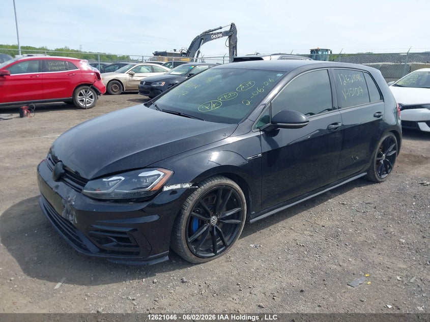 Vin: wvwva7au6kw151017, lot: 3020337, volkswagen golf r 20192