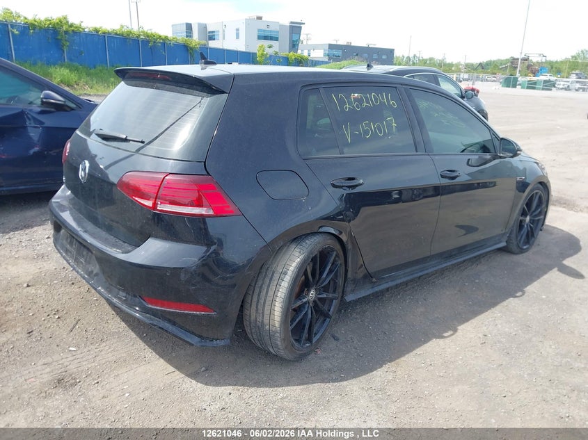 Vin: wvwva7au6kw151017, lot: 3020337, volkswagen golf r 20194