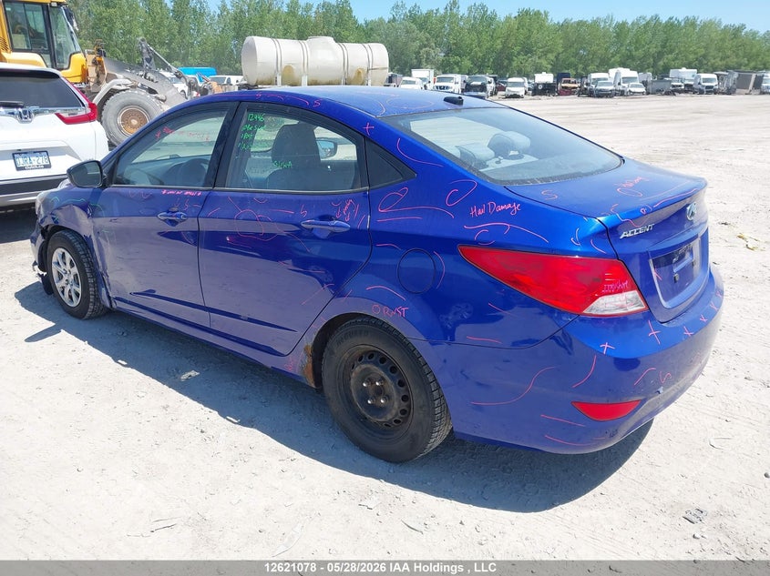 Vin: kmhct4ae8eu595651, lot: 3020391, hyundai accent gl 20143