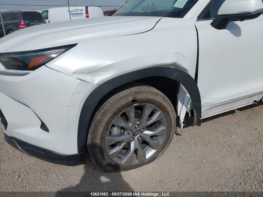 2024 Toyota Highlander 2.4 Grand Xle/Limited/Platinum white Lot 111012621082 Vin 5TDAAAB51RS026438