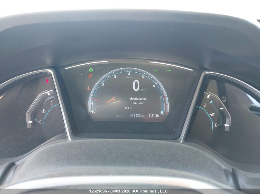2019 HONDA CIVIC SEDAN 2.0L I4 FI DOHC 16V NF4