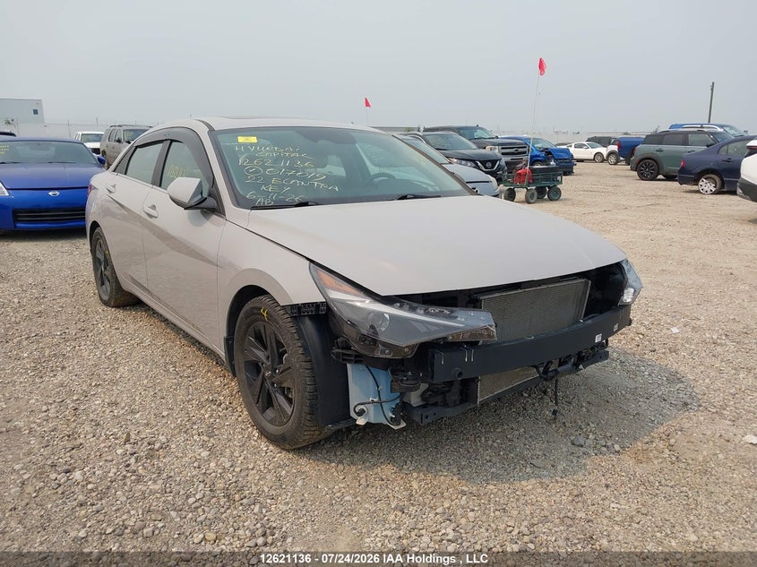 Vin: kmhln4aj4nu017019, lot: 3020451, hyundai elantra hybrid ultimate with two-tone interior 2022 img_1