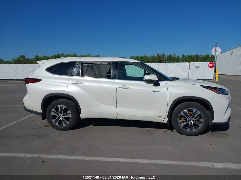 2021 Toyota Highlander Hybrid Xle VIN: 5TDGBRCH6MS524304 Lot: 12621146