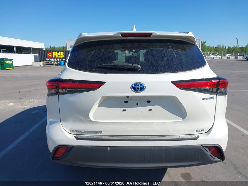 2021 Toyota Highlander Hybrid Xle VIN: 5TDGBRCH6MS524304 Lot: 12621146