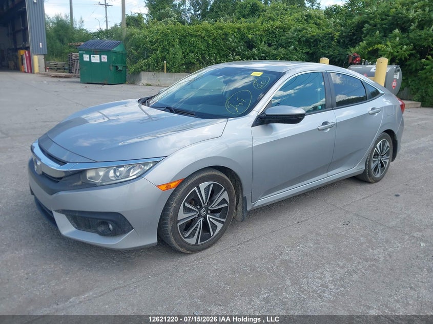 2017 Honda Civic, Изъятое, IAAI, VIN 2HGFC1F40HH109942 — фото 2