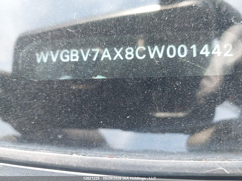 2012 Volkswagen Tiguan 2.0 Tsi Comfortline/2.0 Tsi Highline/2.0 Tsi Trendline VIN: WVGBV7AX8CW001442 Lot: 12621225