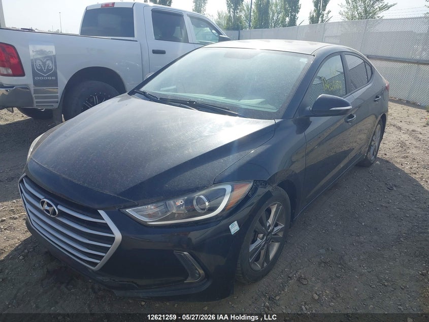 Vin: kmhd84lf2hu401373, lot: 3020576, hyundai elantra gl 20172