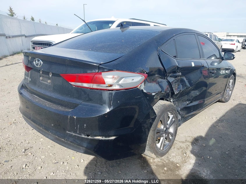 Vin: kmhd84lf2hu401373, lot: 3020576, hyundai elantra gl 20174