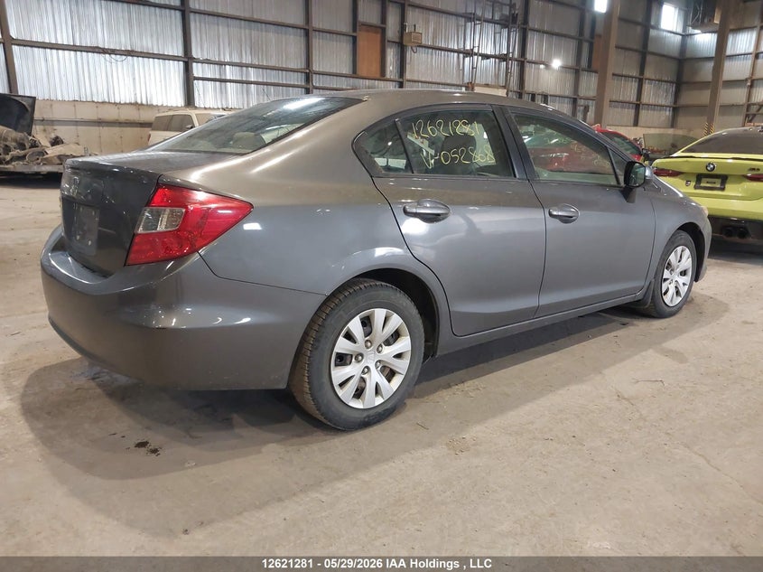 Vin: 2hgfb2f40ch052868, lot: 3020603, honda civic lx 20124