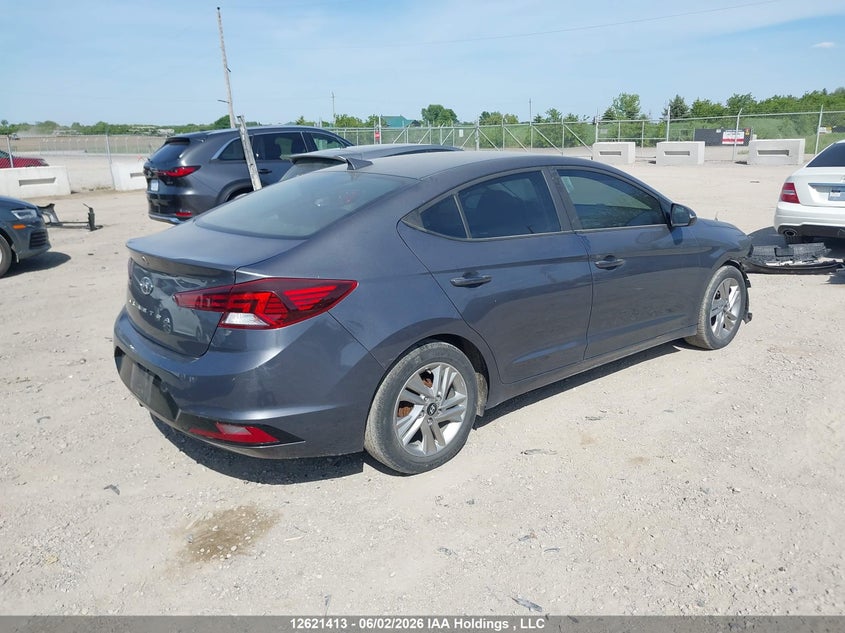 Vin: kmhd84lf7ku776165, lot: 3020745, hyundai elantra preferred 20194