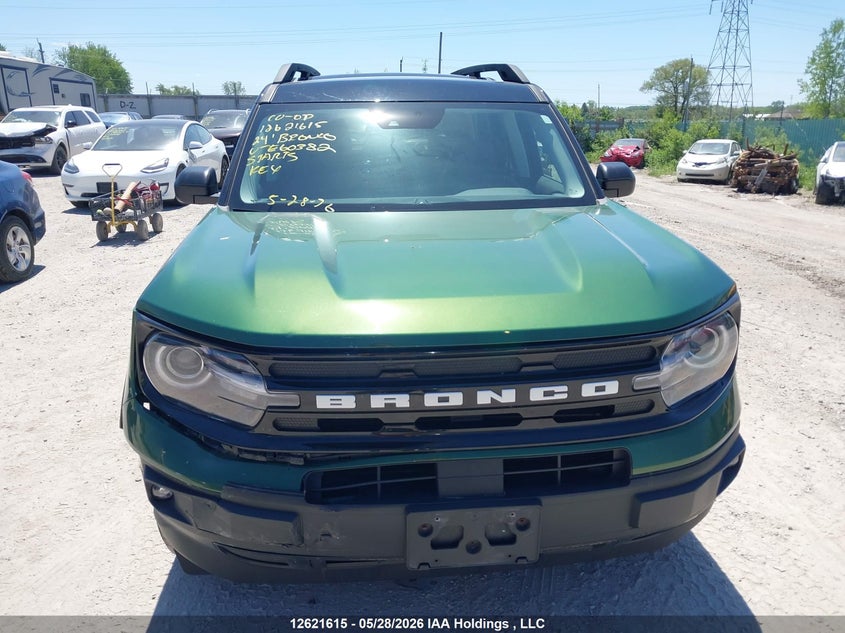 2024 Ford Bronco Sport Outer Banks VIN: 3FMCR9C63RRE60382 Lot: 12621615