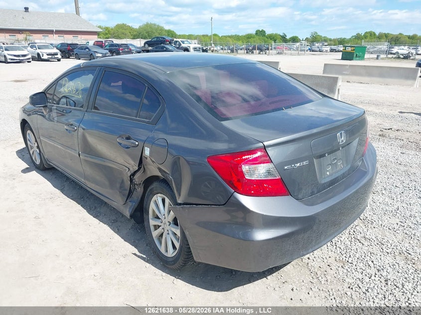 Vin: 2hgfb2f54ch002757, lot: 3020976, honda civic ex 4dr 20123