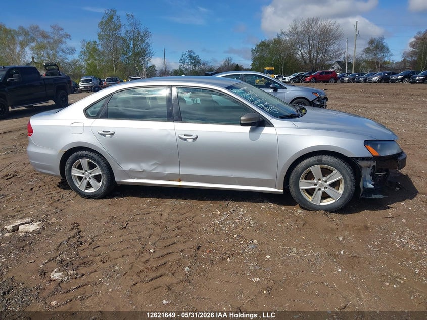 2013 Volkswagen Passat 2.5L Trendline VIN: 1VWAH7A31DC045755 Lot: 12621649