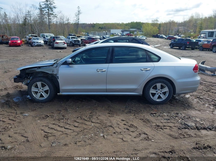 2013 Volkswagen Passat 2.5L Trendline VIN: 1VWAH7A31DC045755 Lot: 12621649