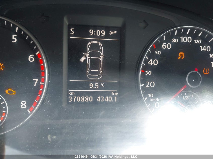 2013 Volkswagen Passat 2.5L Trendline VIN: 1VWAH7A31DC045755 Lot: 12621649