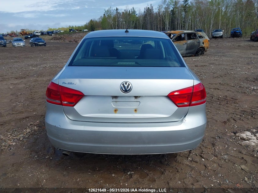 2013 Volkswagen Passat 2.5L Trendline VIN: 1VWAH7A31DC045755 Lot: 12621649
