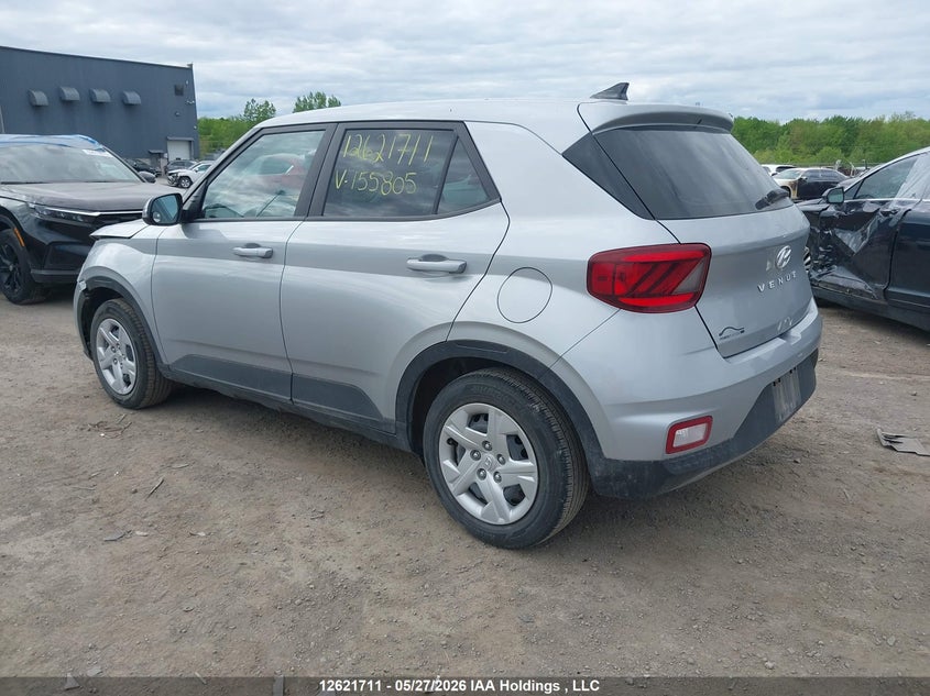 Vin: kmhrb8a38nu155805, lot: 3021057, hyundai venue 20223