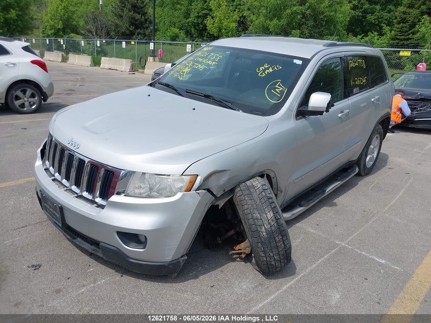 2012 Jeep Grand Cherokee, Удар спереду, IAAI, VIN 1C4RJFAG6CC267245 — фото 2