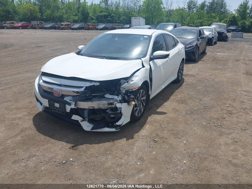 2018 Honda Civic, Front, IAAI, VIN 2HGFC2F60JH015797 — photo 2
